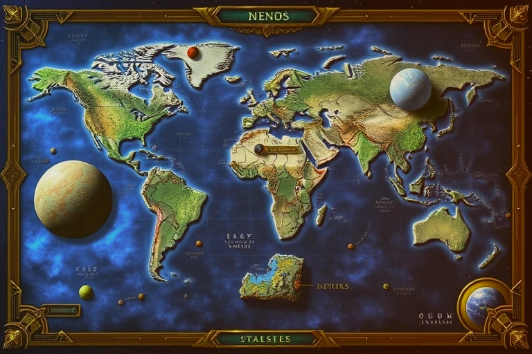 AstrArk World Map